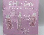 CHI x Barbie Dream Pink Hair Care Boxed Set NEW Shampoo Conditioner Heat... - $44.87