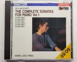 Mozart The Complete Sonatas For Piano Vol. 1 Maria Joao Pires (CD, 1990) - $29.69
