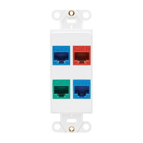 Eaton N042D-004V-WH EATON TRIPP LITE SERIES CENTER PLATE INSERT, DECORA ... - $20.70