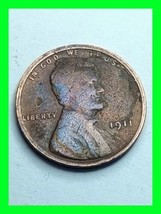 1911 Lincoln Wheat Cent Penny 1¢  - £7.92 GBP