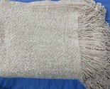 Decorative Fringe Throw Blanket for Couch Bed Sofa Soft Texture Knitted ... - £9.49 GBP