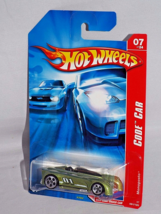 Hot Wheels 2007 Code Car Series #091 Monoposto Mtflk Green w/ 5DOTs - £1.98 GBP