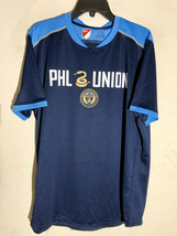 Adidas MLS Jersey Philadelphia Union Team Blue sz L - £10.11 GBP