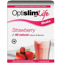 OptiSlim Life Shake Strawberry 50g x 7 - £76.22 GBP