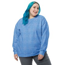 New Unisex 2XS-6XL Sweatshirt Jordy Blue Snowflakes Relaxed Fit Long Sle... - £28.45 GBP