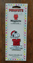 Vintage Peanuts Santa Snoopy Have a Cool Christmas Fridge Magnet NEW MOC - £15.25 GBP