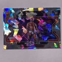 2022 Panini Prizm Wwe Wrestling Cracked Ice Atomic Malik Blade #94 - £3.00 GBP