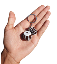 Tabla Key Ring India Punjabi Hindu Singh Kaur Key Chain Panjabi Gift LL1... - £7.38 GBP