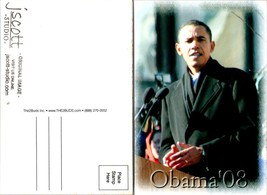 One(1) Barack Obama 08 Presidential Candidate jscott Studio VTG Postcard - £7.51 GBP