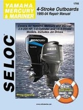 Mercury Mariner Yamaha 1995-2004 Four 4 Stroke 2.5-225 HP Repair Service Manual - £23.14 GBP