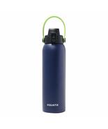 Aquatix Double Wall Insulated 32 Ounce Navy Blue Bottle with Removable S... - £22.54 GBP