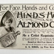 Hinds Honey Almond Cream 1897 Advertisement Victorian Beauty Product #2 ... - €17,17 EUR Hinds Honey Almond Cream 1897 Advertisement Victorian Beauty Product #2 ... - €17,17 EUR