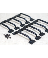 10 Drawer Pulls Black Style Cabinet Handles Grasp Door 6&quot;  Kitchen Windo... - $554.35 MXN