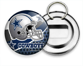 Dallas Cowboys Texas Football Team Beer New Bottle Opener Keychain Key Fob Ring - £13.17 GBP