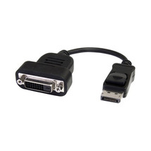 4xem 4XDPDVID 8IN DISPLAYPORT DVI ADAPTER DUAL LINK 24 PLUS 5 PIN CONVERTER - £32.35 GBP