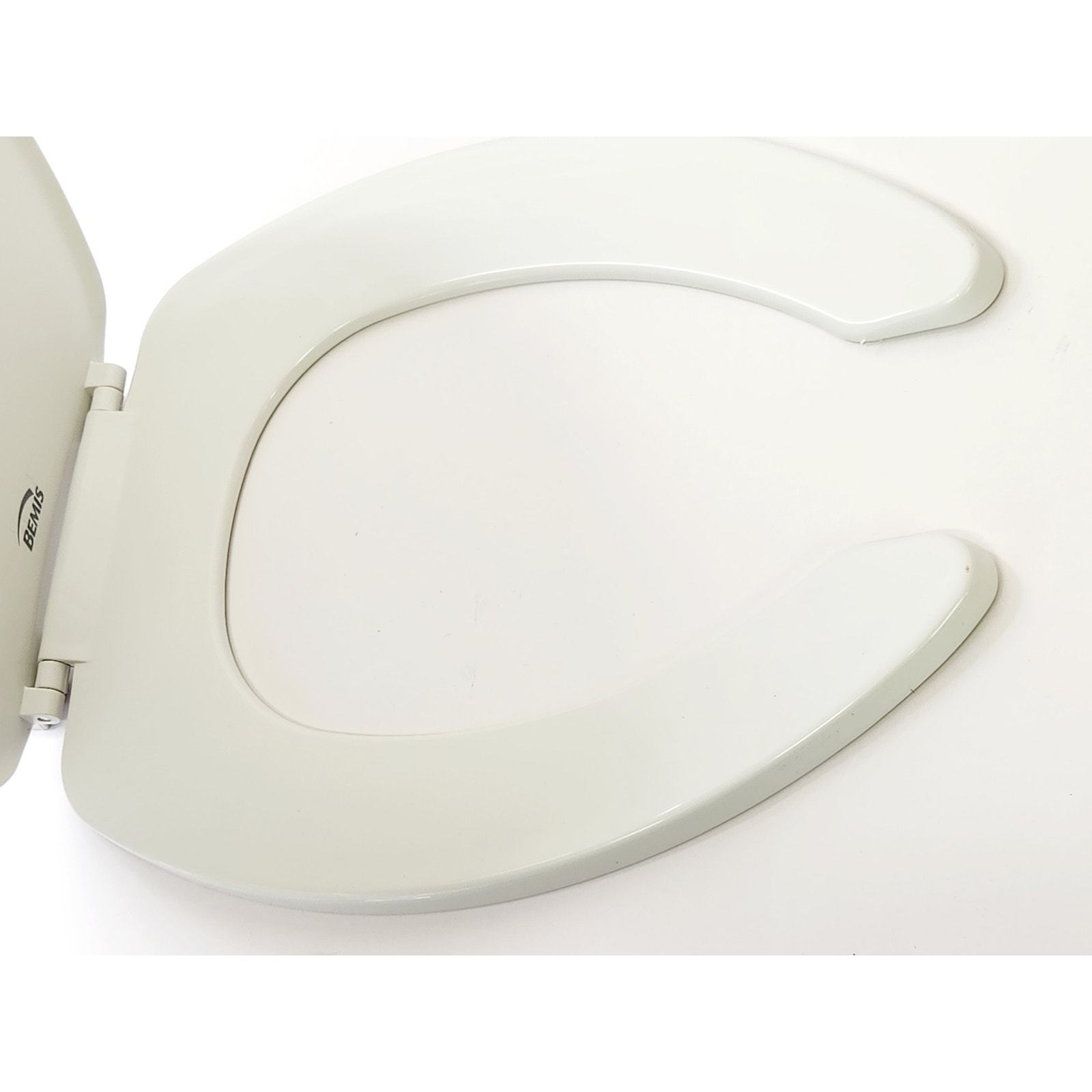 Bemis 175-200 Elongated Open-Front Toilet Seat and Lid - White Item image 2