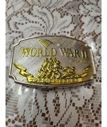 Vintage 1992 World War II Memorial Belt Buckle 1941-1945 Remembered.  Ve... - $18.90