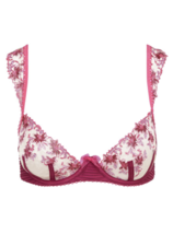 For Love &amp; Lemons Ophelie Underwire Floral Bra ( XXS ) - £70.04 GBP