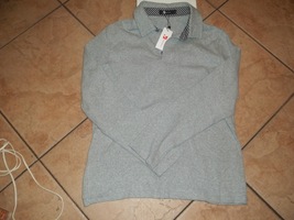 mens shirt Voncheer long sleeve gray nwt - £27.14 GBP