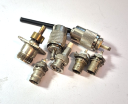 UHF CONNECTORS / HAM RADIO / CB RADIO COAX CONNECTOR 7PCS - $16.32 CAD