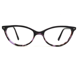 Bulova Eyeglasses Frames NEWPORT Violet Purple Tortoise Cat Eye 52-17-135 - £31.00 GBP