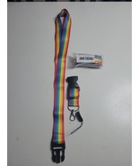 Lot Of 2 Rainbow Pride Lanyard Key Chain Neck Strap Holder Detachable Clasp - $8.42