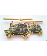 2 Huey Helicopters (One 1-1/2&quot; PIN) VIETNAM Military Hat Pin 16015 - $10.98