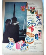 Evening In Paris Cologne Christmas Magazine Advertising Print Ad Art 1940s - $10.92 CAD
