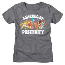 Fraggle Rock Powered by Positivity Women&#39;s T Shirt Party Time Confetti H... - $23.50+