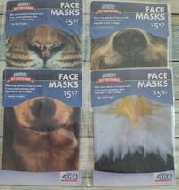 Four (4) Unibody ~ Soft Stretch ~ Face Masks ~ One Size ~ Animal Masks ~... - $20.00