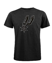 Majestic Athletic NBA San Antonio Spurs Mens Tri Blend Crew Tee, Size La - $15.50
