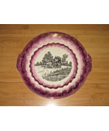 Vintage Gray&#39;s Pottery Horse &amp; Carriage Scenic Porcelain Plate England - $592.22 MXN