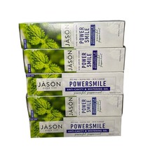5 JASON Power Smile Anti-Cavity Whitening Gel 6 oz Each, Expires 12/2025 - £45.68 GBP