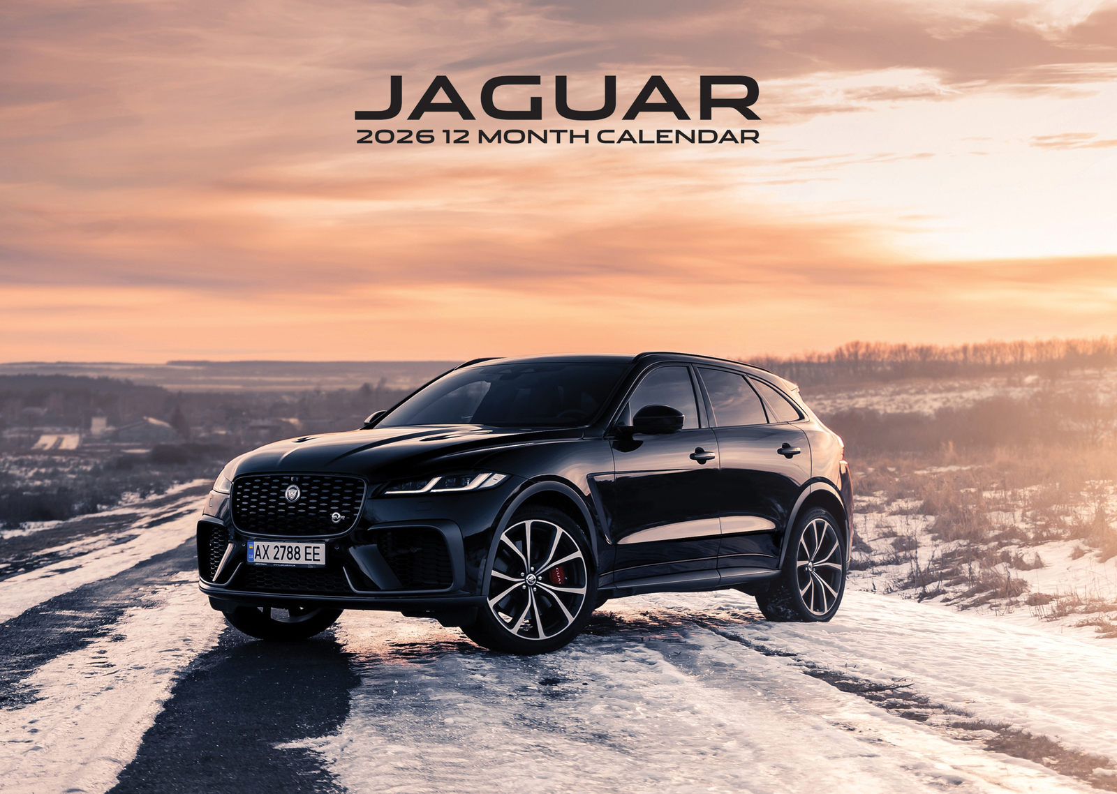 Jaguar Car Calendar 2026 - $19.99