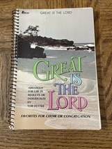 Great Is The Lord Song Book - $25.15