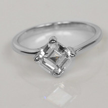 Solitaire Verlobungsring Sterlingsilber Elegant 2Ct Kissen Künstlicher Diamant - £94.94 GBP