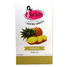 Slim Sister Pineapple Green Tea with Garcinia Cambogia 25 Tea Bags - £9.08 GBP
