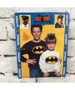 Vintage Butterick Sewing Pattern #985 Batman Decals Childrens Sweatshirt... - £9.34 GBP