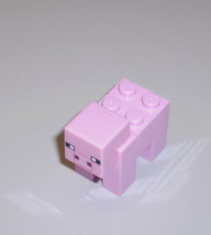 Used LEGO Minifig Minecraft Pink Pig Animal 19727pb005 - £11.55 GBP