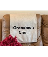 Headrest Cover  with saying “Grandma’s Chair”. 17x27. By: Bittlemen Co. - $576.29 MXN