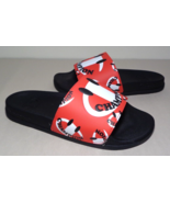 Champion Size 9 M IPO SQUISH SMILE Black Red Slides Sandals New Women&#39;s ... - £78.53 GBP