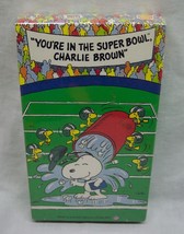 P EAN Uts Snoopy You&#39;re In The Super Bowl, Charlie Brown Eagles Vhs Video New - $19.80
