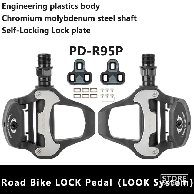 PROMEND New Self-Loc Bike Pedal for Look Keo ings Cleats Bike Super light Alumin - $133.90