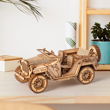 Model Car Kits Wooden 3D Puzzles Model Building Kits for Adults-Educational Brai - £24.59 GBP