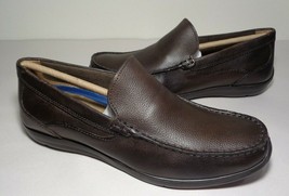 Florsheim Size 9.5 M Conlan Venetian Brown Leather Loafers New Men&#39;s Shoes - £94.15 GBP