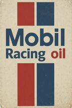 Mobil Exxon Retro Vintage Gas Gasoline Oil Tin Sign 8x12 inches Station E - $34.91 CAD