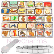 30 Popular Italian Charms, Tool &amp; Starter Bracelet - Cactus Cake Dog Fis... - $732.81 MXN