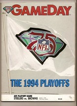 1994 AFC Playoff GameDay program Browns @ Steelers - £33.94 GBP