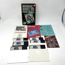 Vintage ABC Monday Night Football IBM PC Big Box Video Game Data East Complete - $19.75