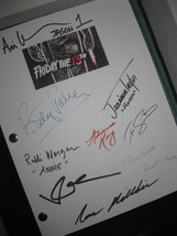 Friday the 13th Signed Movie Film Screenplay Script X9 Autographs Betsy Palmer A - $19.99